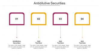 Antidilutive Securities Ppt Powerpoint Presentation Outline Slideshow Cpb