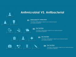 Antimicrobial vs antibacterial ppt powerpoint presentation icon inspiration