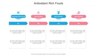Antioxidant Rich Foods In Powerpoint And Google Slides Cpb