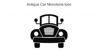 Antique Car Monotone Icon In Powerpoint Pptx Png And Editable Eps Format