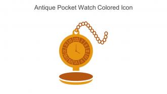 Antique Pocket Watch Colored Icon In Powerpoint Pptx Png And Editable Eps Format