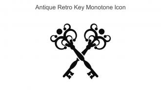 Antique Retro Key Monotone Icon In Powerpoint Pptx Png And Editable Eps Format
