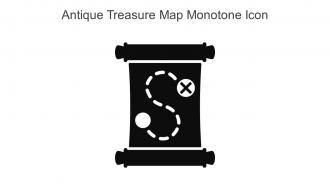 Antique Treasure Map Monotone Icon In Powerpoint Pptx Png And Editable Eps Format