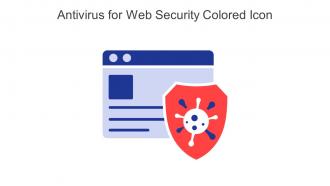 Antivirus For Web Security Colored Icon In Powerpoint Pptx Png And Editable Eps Format