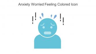 Anxiety Worried Feeling Colored Icon In Powerpoint Pptx Png And Editable Eps Format