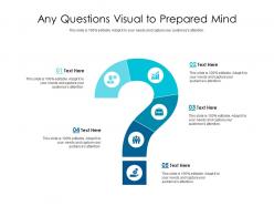Any questions visual to prepared mind infographic template