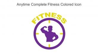 Anytime Complete Fitness Colored Icon In Powerpoint Pptx Png And Editable Eps Format