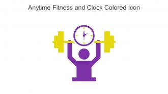 Anytime Fitness And Clock Colored Icon In Powerpoint Pptx Png And Editable Eps Format