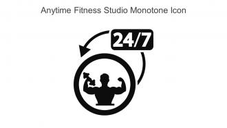 Anytime Fitness Studio Monotone Icon In Powerpoint Pptx Png And Editable Eps Format