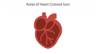 Aorta Of Heart Colored Icon In Powerpoint Pptx Png And Editable Eps Format