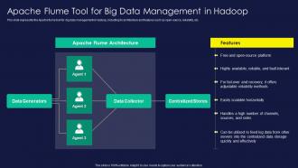 Apache Hadoop Apache Flume Tool For Big Data Management In Hadoop Ppt Designs