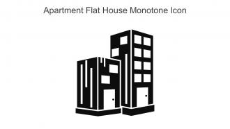 Apartment Flat House Monotone Icon In Powerpoint Pptx Png And Editable Eps Format
