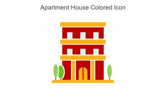 Apartment House Colored Icon In Powerpoint Pptx Png And Editable Eps Format