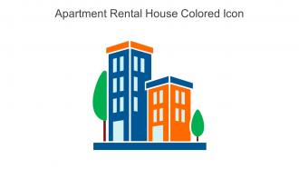 Apartment Rental House Colored Icon In Powerpoint Pptx Png And Editable Eps Format