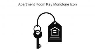 Apartment Room Key Monotone Icon In Powerpoint Pptx Png And Editable Eps Format