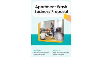 Apartment Wash Business Proposal Report Sample Example Document