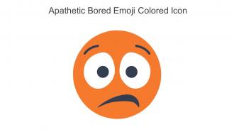 Apathetic Bored Emoji Colored Icon In Powerpoint Pptx Png And Editable Eps Format