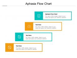 Aphasia flow chart ppt powerpoint presentation portfolio example cpb