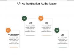 Api authentication authorization ppt powerpoint presentation file layout ideas cpb