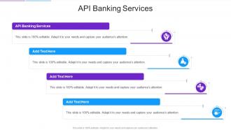 API Banking Services In Powerpoint And Google Slides Cpb