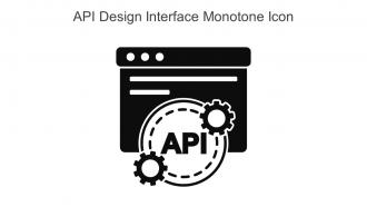 API Design Interface Monotone Icon In Powerpoint Pptx Png And Editable Eps Format