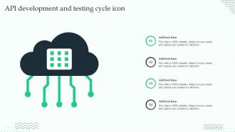 API Development And Testing Cycle Icon