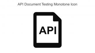 API Document Testing Monotone Icon In Powerpoint Pptx Png And Editable Eps Format
