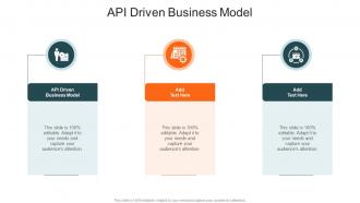Api Driven Business Model In Powerpoint And Google Slides Cpb