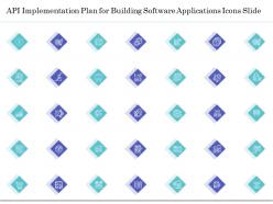 API Implementation Plan For Building Software Applications Icons Slide Ppt Gallery Show