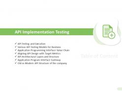Api implementation testing interface gateway ppt presentation summary