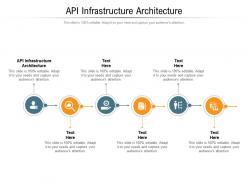 Api infrastructure architecture ppt powerpoint presentation professional ideas cpb