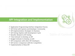 Api integration and implementation development cycle ppt powerpoint styles