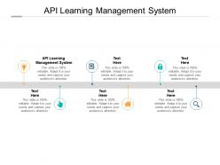 Api learning management system ppt powerpoint presentation model portrait cpb