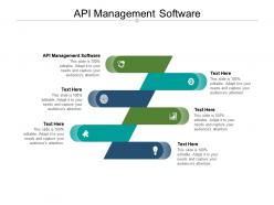 Api management software ppt powerpoint presentation pictures guide cpb