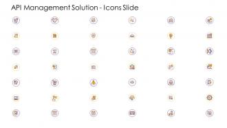 Api management solution icons slide
