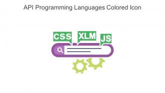 API Programming Languages Colored Icon In Powerpoint Pptx Png And Editable Eps Format