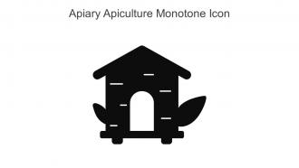 Apiary Apiculture Monotone Icon In Powerpoint Pptx Png And Editable Eps Format