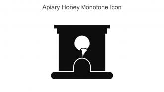 Apiary Honey Monotone Icon In Powerpoint Pptx Png And Editable Eps Format