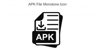 APK File Monotone Icon In Powerpoint Pptx Png And Editable Eps Format
