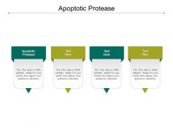 Apoptotic protease ppt powerpoint presentation infographics template cpb
