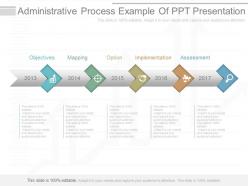 App administrative process example of ppt presentation