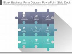 App blank business form diagram powerpoint slide deck