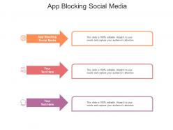 App blocking social media ppt powerpoint presentation file files cpb