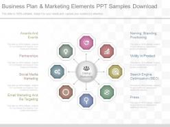 App Business Plan And Marketing Elements Ppt Samples Download