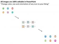 App business team introduction portfolio diagram flat powerpoint design