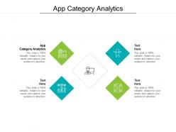 App category analytics ppt powerpoint presentation outline mockup cpb