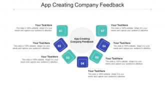 App creating company feedback ppt powerpoint presentation model graphics tutorials cpb