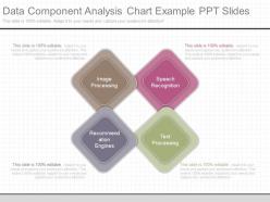 App data component analysis chart example ppt slides