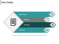 App design ppt powerpoint presentation gallery show cpb