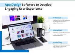 App design software to develop engaging user experience